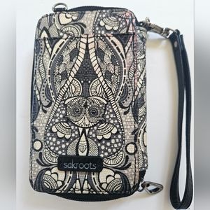 Sakroots Owl Wristlet